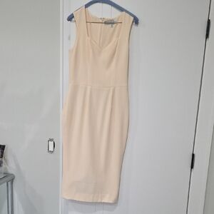 Dress the Population Cream Midi Dress